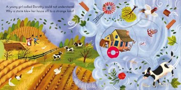 The Wizard of Oz: A push, pull, slide retelling of a beloved classic children's story for toddlers (Campbell First Stories) - Campbell Books [KSIĄŻKA]