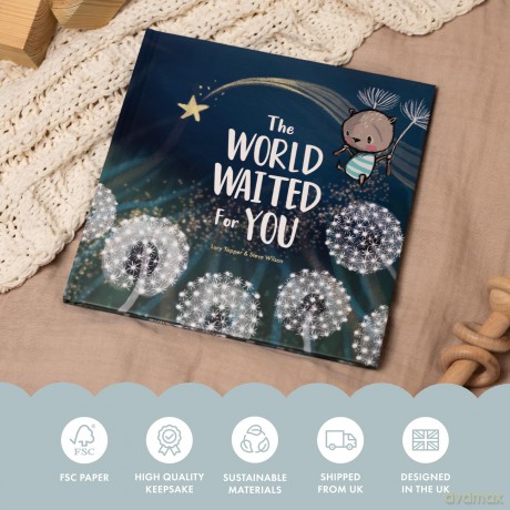 The World Waited For You Keepsake Gift Book For New Arrival: A celebration of the bright future that awaits every child. - Lucy Tapper [KSIĄŻKA]