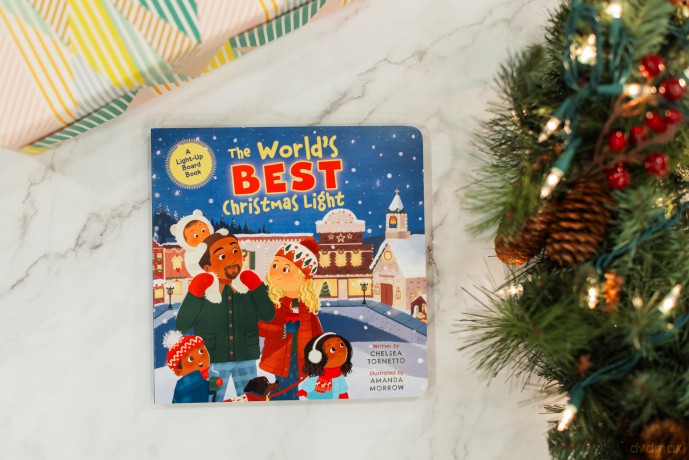 The World's Best Christmas Light: A Light-Up Board Book - Chelsea Tornetto [KSIĄŻKA]