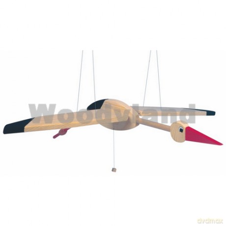 WOODYLAND Bocian 90 cm [ZABAWKA]