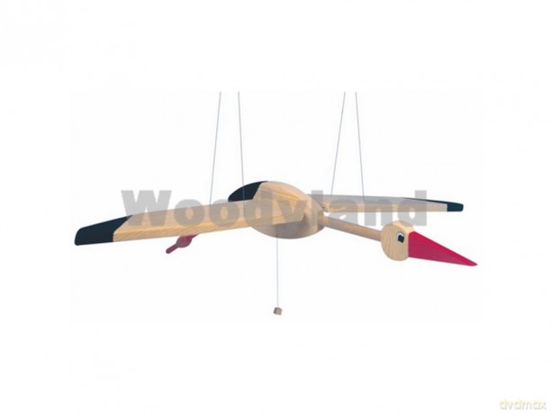WOODYLAND Bocian 90 cm [ZABAWKA]