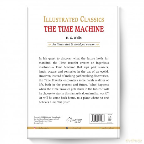 Time Machine: Illustrated Abridged Children Classics English Novel With Review Questions (Illustrated Classics) - H. G. Wells [KSIĄŻKA]