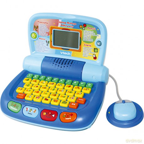 VTECH Laptop Małego Odkrywcy niebieski [ZABAWKA]