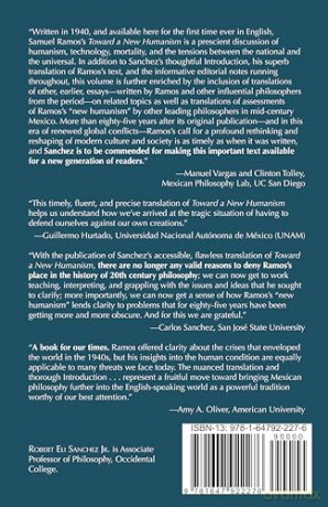 Toward a New Humanism: and Related Writings - Samuel Ramos [KSIĄŻKA]