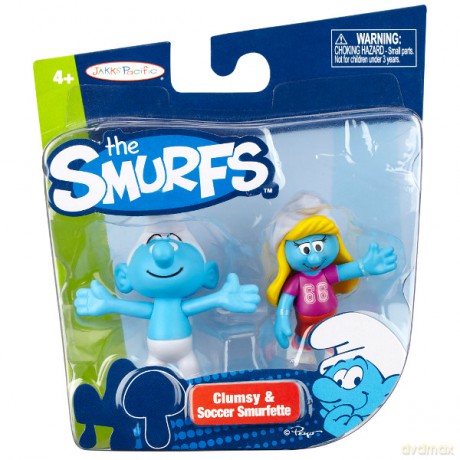 SMURFS zestawaw 2 Fig Smerfetka & Ciamajda [ZABAWKA]