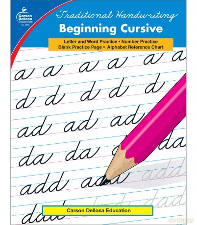 Traditional Handwriting: Beginning Cursive, Grades 2 - 5 - Carson Dellosa Education [KSIĄŻKA]