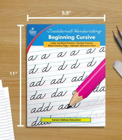 Traditional Handwriting: Beginning Cursive, Grades 2 - 5 - Carson Dellosa Education [KSIĄŻKA]