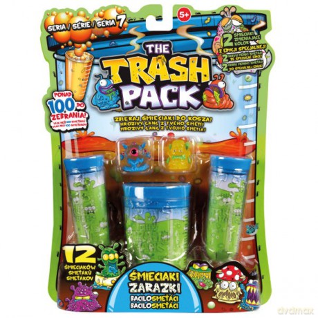 TRASH PACK 12 śmieciaków w probowkach [ZABAWKA]