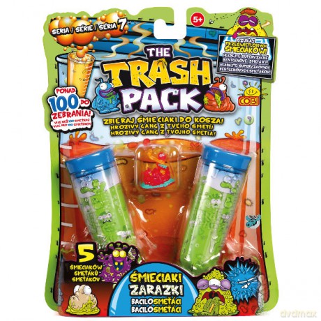 TRASH PACK 5 śmieciaków w probowce [ZABAWKA]