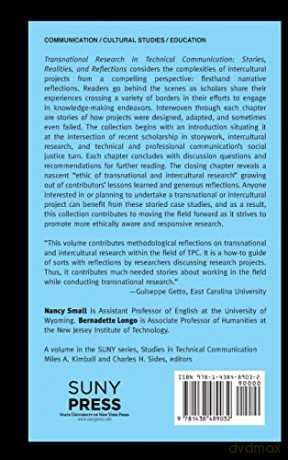 Transnational Research in Technical Communication: Stories, Realities, and Reflections (SUNY series, Studies in Technical Communication) - Nancy Small [KSIĄŻKA]