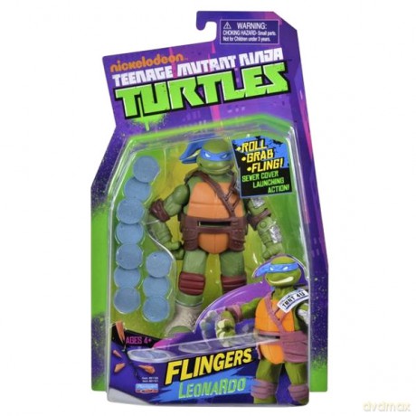 TURTLES Delux Flingers Leonardo [ZABAWKA]
