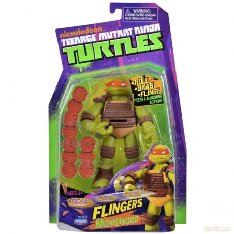 TURTLES Delux Flingers Michelangelo [ZABAWKA]