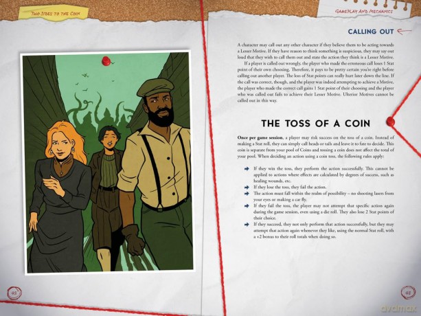 Two Sides to the Coin: A Cooperative Roleplaying Game (With Only One Winner) (Osprey Roleplaying) - Rebecca Blake [KSIĄŻKA]