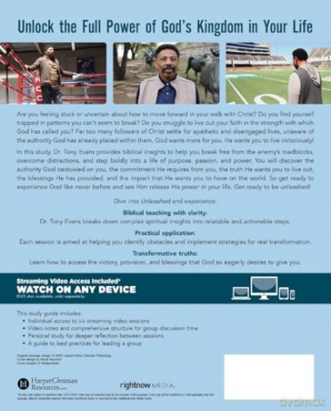 Unleashed Bible Study Guide plus Streaming Video: Releasing God's Glorious Kingdom in and Through You - Dr. Tony Evans [KSIĄŻKA]