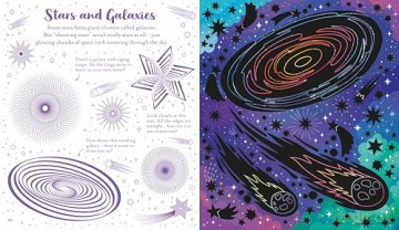 Usborne Scratch Activities Night Sky: A Stunning Scratch Activity Book Introduction to Space, Stars, and Planets - Rosie Dickins [KSIĄŻKA]