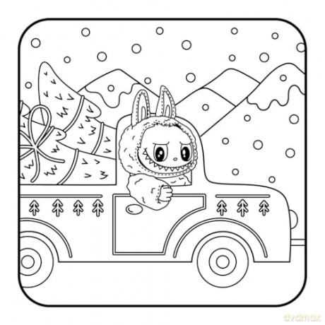 Very Merry Lafufu Cosy Colouring Book: A cosy Christmas colouring book for all ages! (Lafufu Activity Books) - Lafufu [KSIĄŻKA]