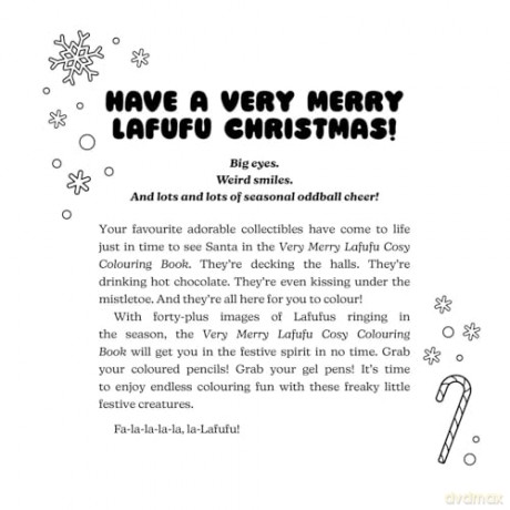 Very Merry Lafufu Cosy Colouring Book: A cosy Christmas colouring book for all ages! (Lafufu Activity Books) - Lafufu [KSIĄŻKA]