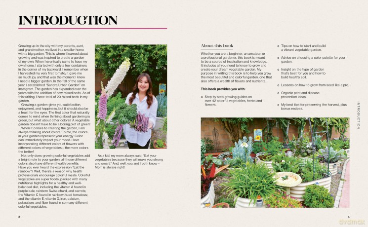 Vibrant Harvest: Cultivating a Kaleidoscope of Colors in Your Vegetable Garden with Heirlooms, Modern Hybrids, and More - Sandra Mao [KSIĄŻKA]