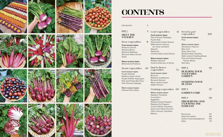 Vibrant Harvest: Cultivating a Kaleidoscope of Colors in Your Vegetable Garden with Heirlooms, Modern Hybrids, and More - Sandra Mao [KSIĄŻKA]