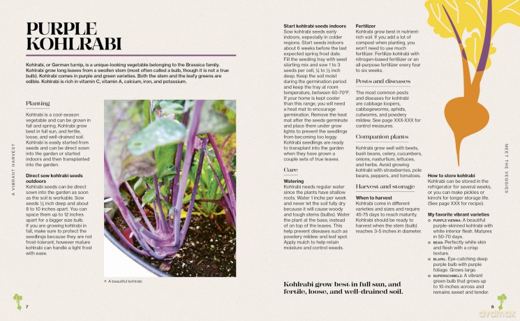 Vibrant Harvest: Cultivating a Kaleidoscope of Colors in Your Vegetable Garden with Heirlooms, Modern Hybrids, and More - Sandra Mao [KSIĄŻKA]