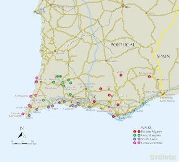 Walking in the Algarve: 32 walks in the south of Portugal including Serra de Monchique and Costa Vicentina (Cicerone Guides) - Jacint Mig [KSIĄŻKA]