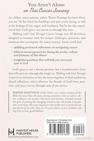 Walking with God Through Cancer: A 40-Day Devotional - Wayne Hastings [KSIĄŻKA]