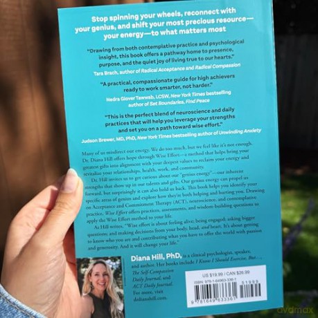 Wise Effort: How to Focus Your Genius Energy on What Matters Most - Diana Hill PhD [KSIĄŻKA]