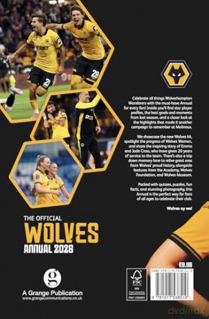 Wolverhampton Wanderers FC Official Annual 2026 - Wolves FC [KSIĄŻKA]