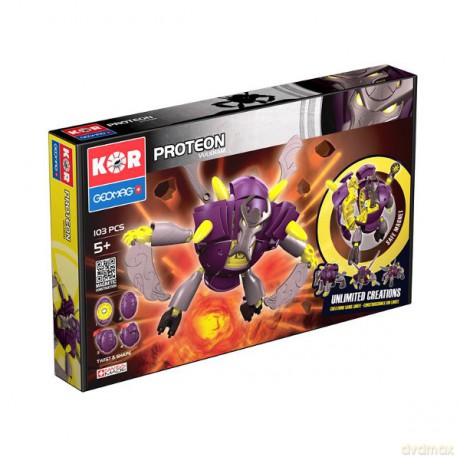 GEOMAG Proteon Vulkram 103pcs [KLOCKI]