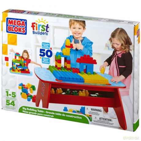 MEGA BLOKS Stół wielkiej budowy [KLOCKI]