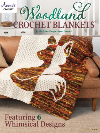 Woodland Crochet Blankets: Featuring 6 Whimsical Designs (Annie's Crochet) - Christine Naugle [KSIĄŻKA]