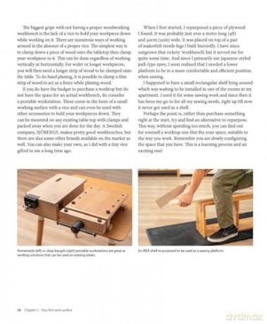 Woodworking in Small Spaces: From Living Room to Workshop - Louis Kwok [KSIĄŻKA]