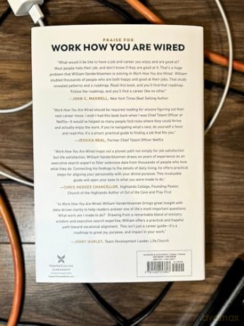 Work How You Are Wired: 12 Data-Driven Steps to Finding a Job You Love - William Vanderbloemen [KSIĄŻKA]
