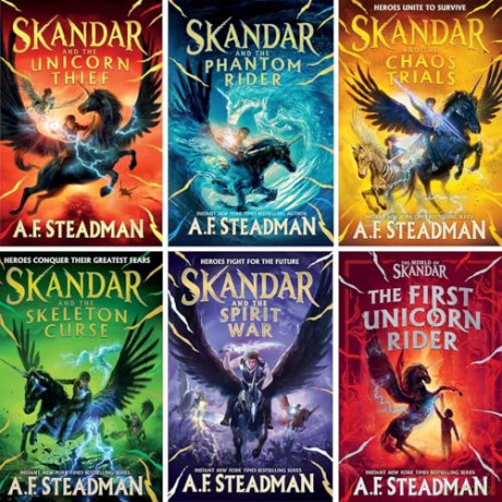 World of Skandar: The First Unicorn Rider: the must-have Christmas gift for fantasy adventure fans! - A.F. Steadman [KSIĄŻKA]