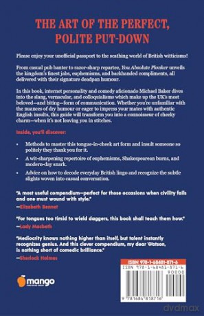 You Absolute Plonker: The Definitive Guide to British Insults (British - Michael Baker [KSIĄŻKA]