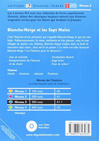 Young ELI Readers - Fables: Blanche-Neige et les Sept Nains + downloadable multi - Aa.Vv. [KSIĄŻKA]
