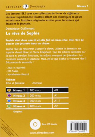 Young ELI Readers - French: Le reve de Sophie (A0) (Lectures Eli Poussins Niveau 1 A0) - Dominique Guillemant [KSIĄŻKA]