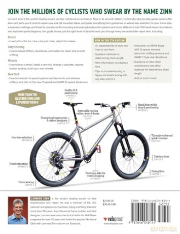 Zinn and the Art of Mountain Bike Maintenance, 7th Edition: The World's Best-Selling Guide to Mountain Bike Repair - Lennard Zinn [KSIĄŻKA]