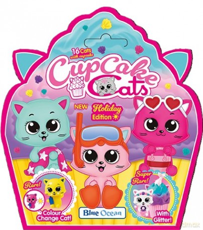 Figurka Cup Cake Cats Holiday 1szt. mix [FIGURKA]
