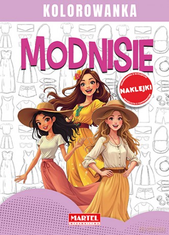 Modnisie. Kolorowanka z naklejkami - Maciej Ratajczyk [KSIĄŻKA]