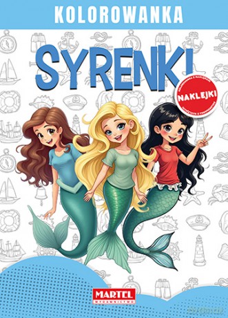 Syrenki. Kolorowanka z naklejkami - Maciej Ratajczyk [KSIĄŻKA]