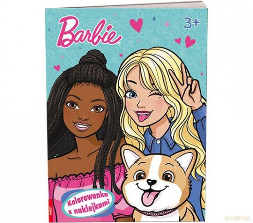 Mattel Barbie Kolorowanka z naklejkami [KSIĄŻKA]