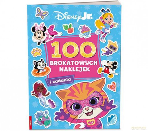 Disney Mix 100 brokatowych naklejek [KSIĄŻKA]