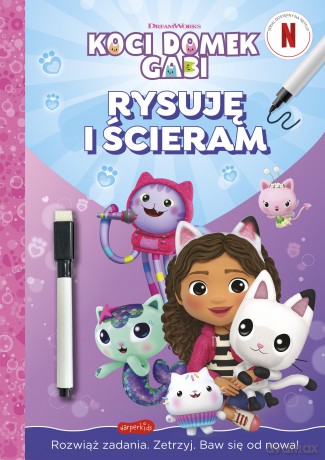 Rysuję i ścieram. Koci Domek Gabi [KSIĄŻKA]