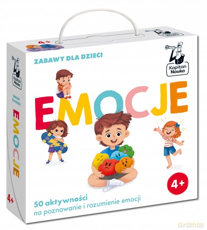 Emocje. Zabawy dla dzieci. Kapitan Nauka - Martyna Filipiak [KSIĄŻKA]
