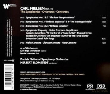 Blomstedt & Danish Radio Symphony Orchestr: Nielsen: Symphonies, Tone Poems & Concertos SACD