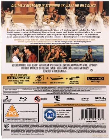 Ben-Hur (1959) (steelbook) [Blu-Ray 4K]+[Blu-Ray]