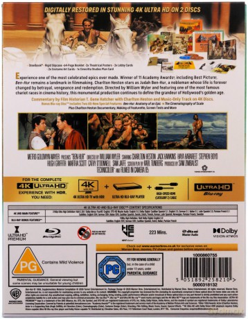 Ben-Hur (1959) (steelbook) [Blu-Ray 4K]+[Blu-Ray]