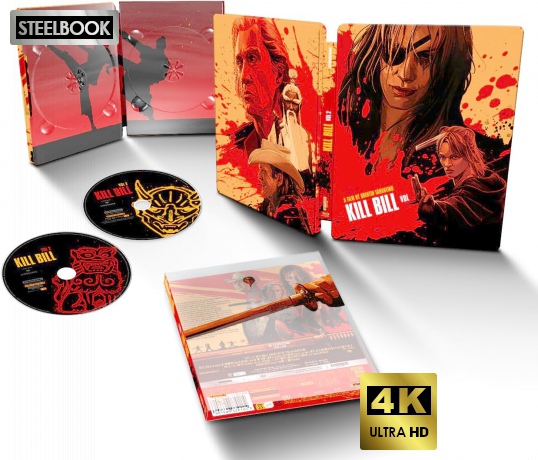 Kill Bill Vol. 2 (steelbook) [Blu-Ray 4K]+[Blu-Ray]