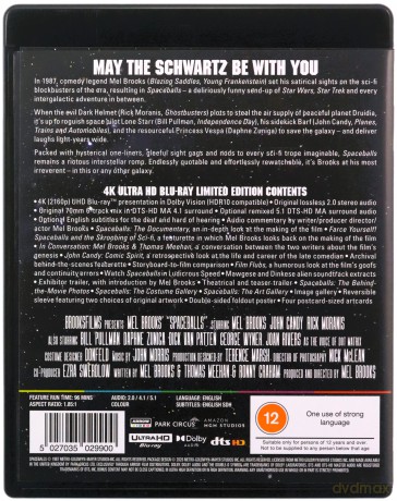 Spaceballs (Kosmiczne jaja) [Blu-Ray 4K]